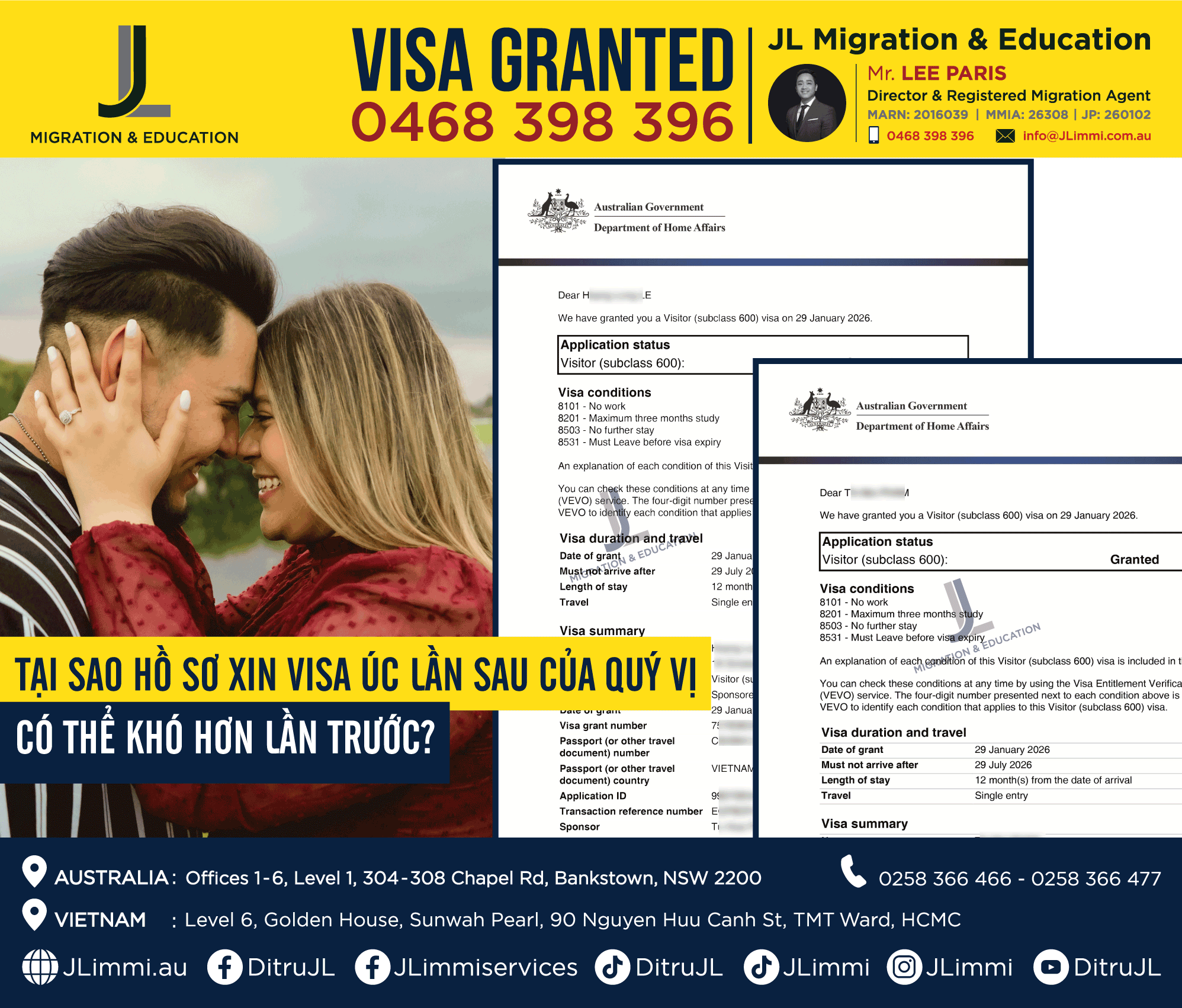 Tại sao hồ sơ xin visa Úc lần sau của quý vị có thể khó hơn lần trước? Tại sao hồ sơ xin visa Úc lần sau của quý vị có thể khó hơn lần trước?
